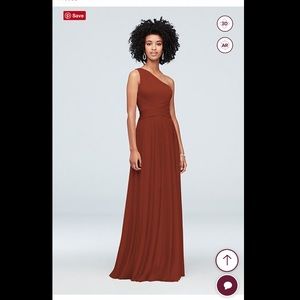 David’s Bridal cinnamon dress